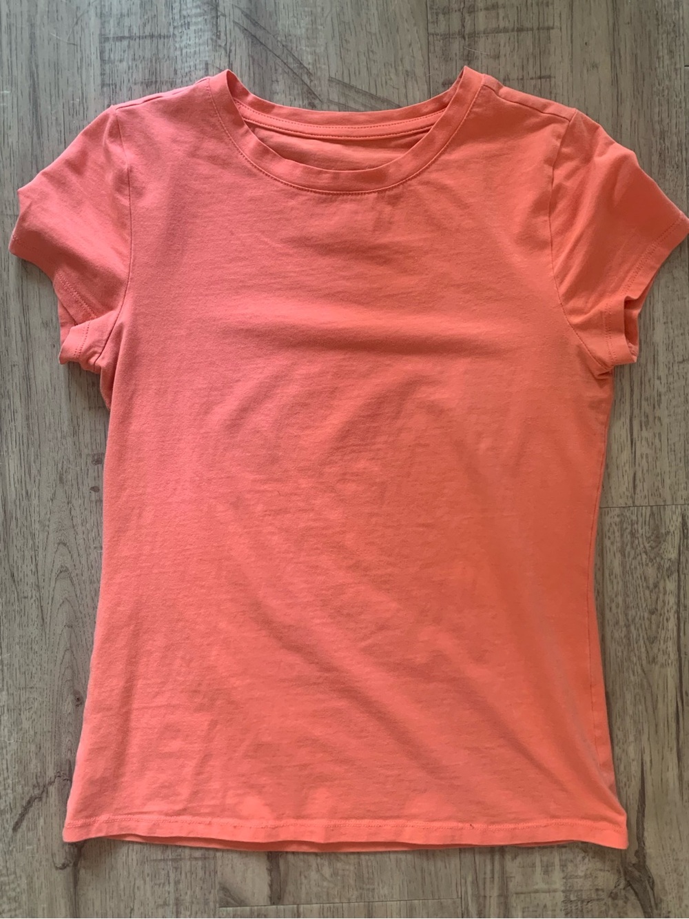 tag Cotton Coral T-Shirt